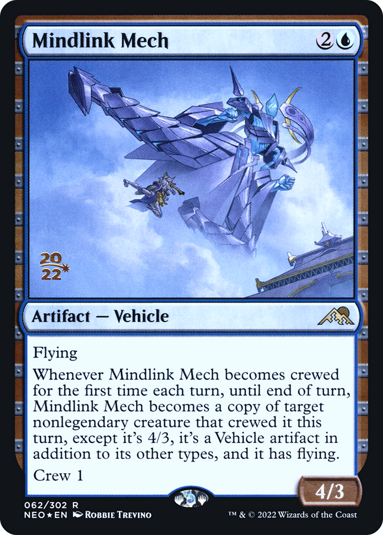 Mindlink Mech (PRE-62S) [Kamigawa: Neon Dynasty Promos] Foil MTG Single Wizards of the Coast