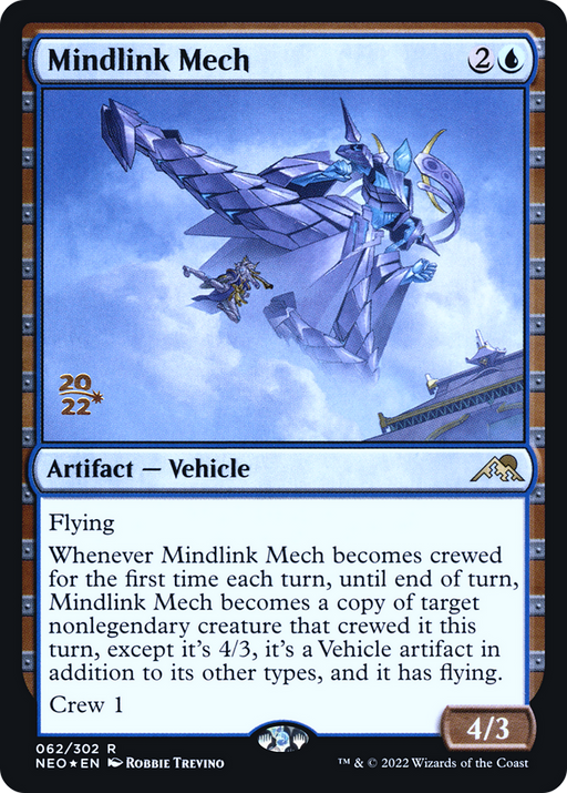 Mindlink Mech (PRE-62S) [Kamigawa: Neon Dynasty Promos] Foil MTG Single Wizards of the Coast