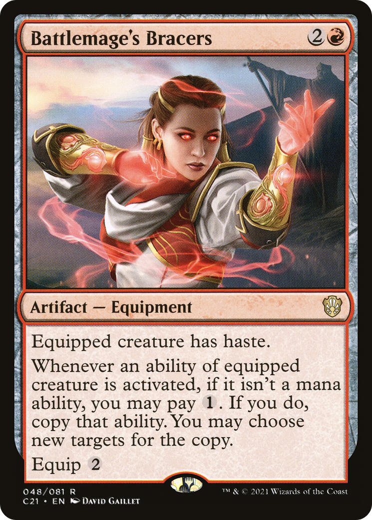 Battlemage's Bracers (C21-048) [Commander 2021] MTG Single Wizards of the Coast
