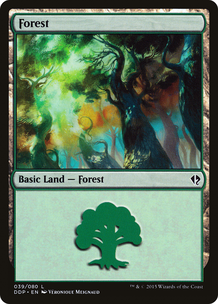 Forest (DDP-039) [Misc] Duel Decks: Zendikar vs. Eldrazi MTG Single Wizards of the Coast