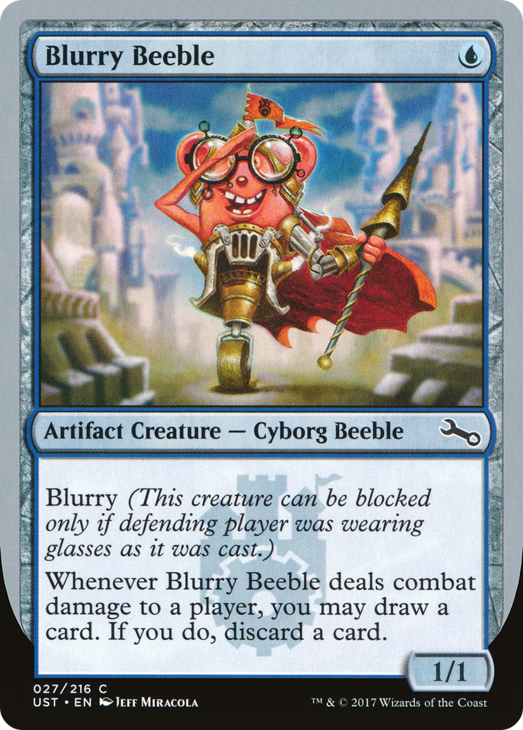 Blurry Beeble (UST-027) [Unstable] Foil MTG Single Wizards of the Coast