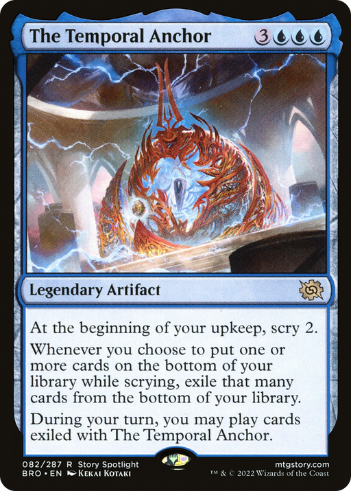 The Temporal Anchor (BRO-082) [The Brothers' War] Foil MTG Single Wizards of the Coast