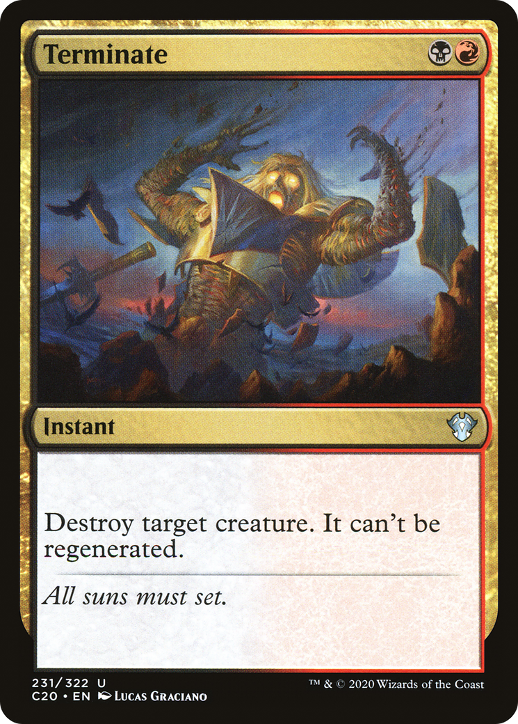 Terminate (C20-231) [Commander 2020] MTG Single Wizards of the Coast