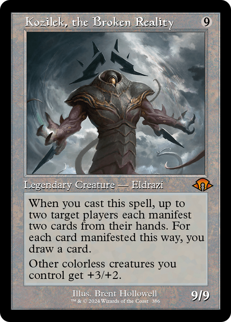 Kozilek, the Broken Reality (MH3-386) [Modern Horizons 3] Foil MTG Single Modern Horizons 3