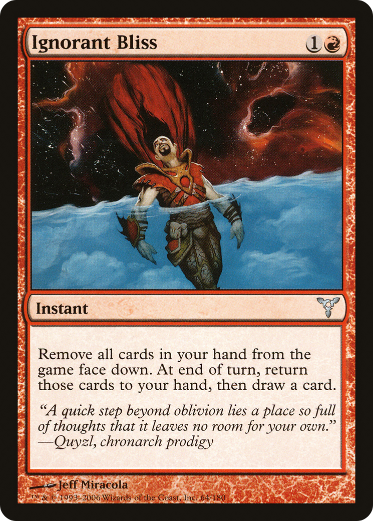 Ignorant Bliss (DIS-064) [Dissension] MTG Single Wizards of the Coast