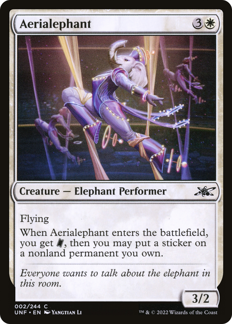 Aerialephant (UNF-002) [Unfinity] MTG Single Wizards of the Coast