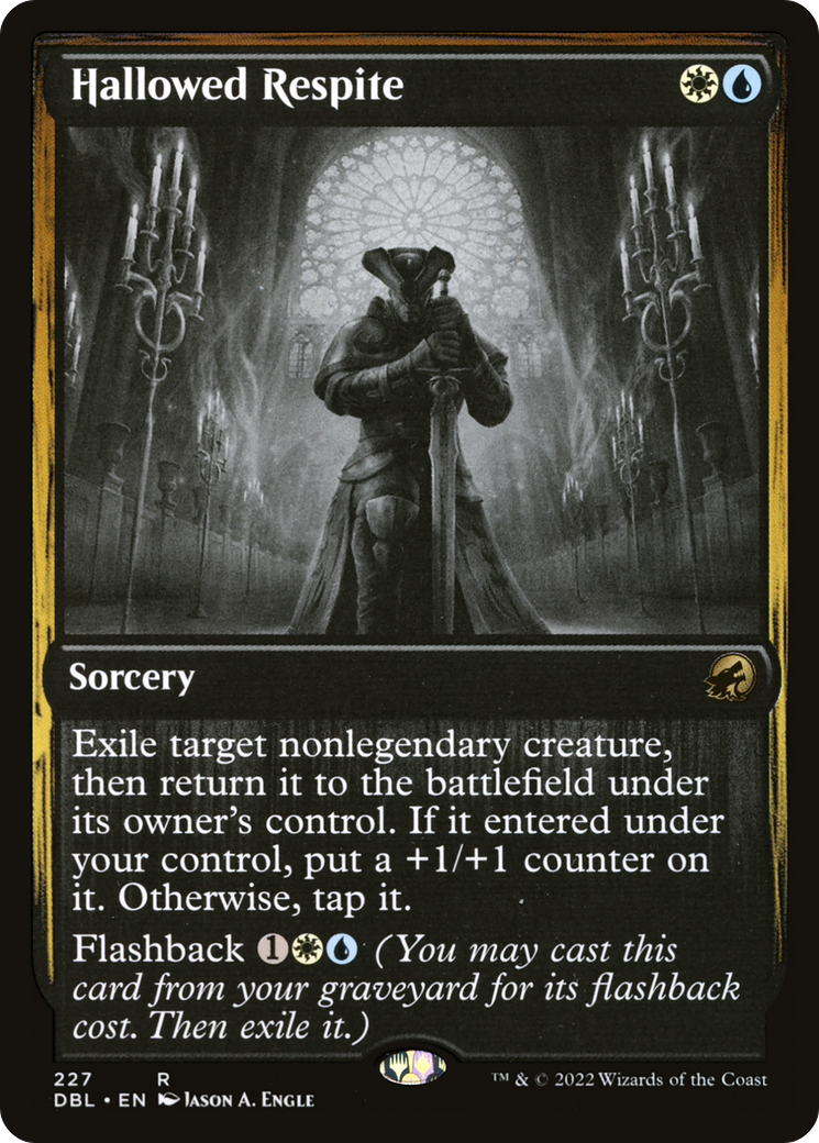 Hallowed Respite (DBL-227) [Innistrad: Double Feature] Foil MTG Single Wizards of the Coast