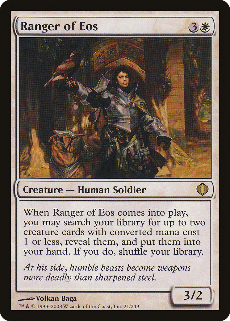 Ranger of Eos (ALA-021) [Shards of Alara] Foil MTG Single Wizards of the Coast