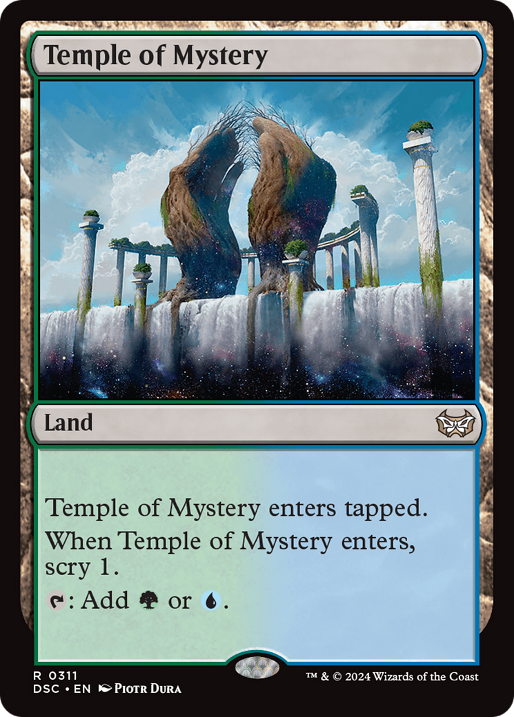 Temple of Mystery (DSC-311) [Duskmourn: House of Horror Commander] MTG Single Wizards of the Coast