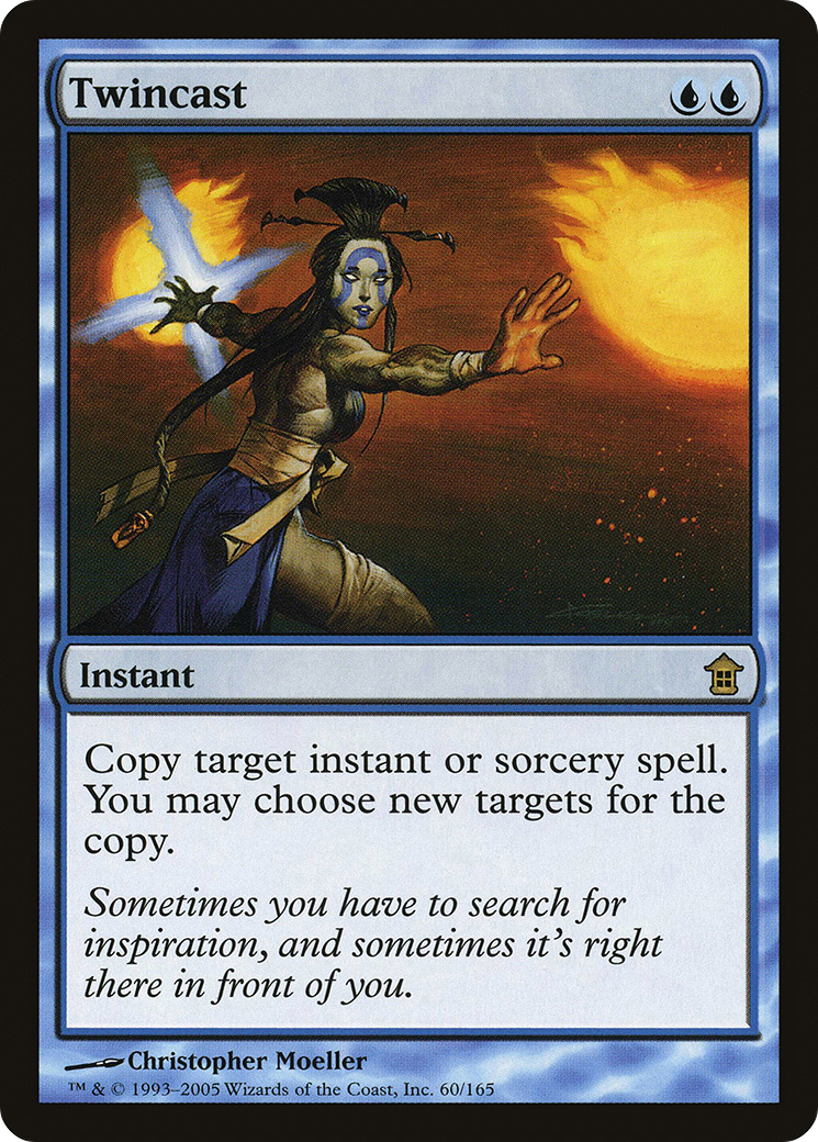 Twincast [Saviors of Kamigawa] MTG Single Magic: The Gathering