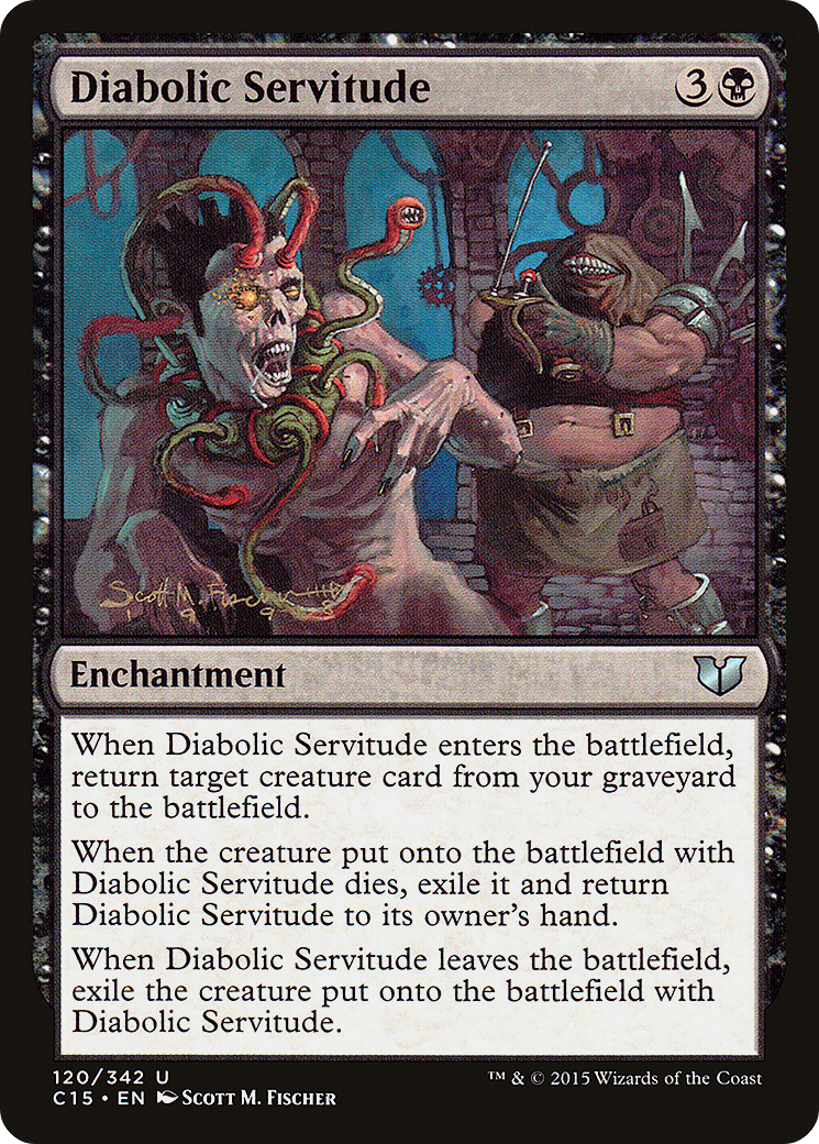 Diabolic Servitude (C15-120) [Commander 2015] MTG Single Wizards of the Coast