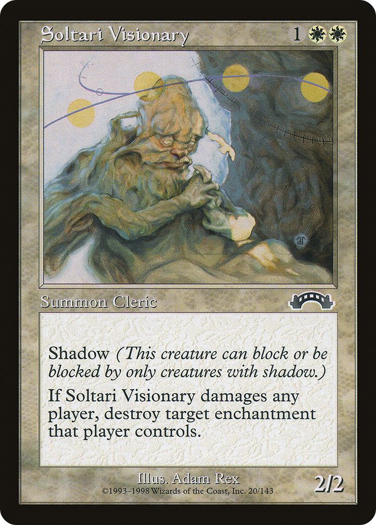 Soltari Visionary (EXO-020) [Exodus] MTG Single Wizards of the Coast