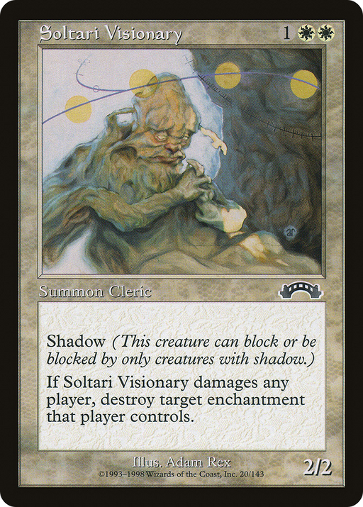 Soltari Visionary (EXO-020) [Exodus] MTG Single Wizards of the Coast
