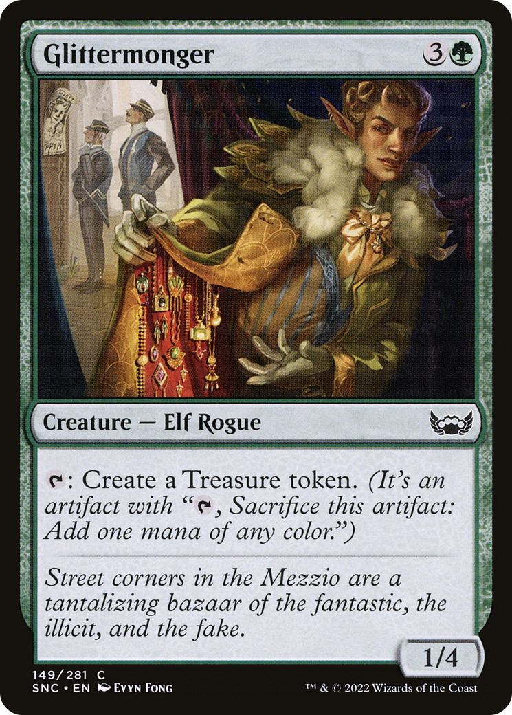 Glittermonger (SNC-149) [Streets of New Capenna] Foil MTG Single Wizards of the Coast