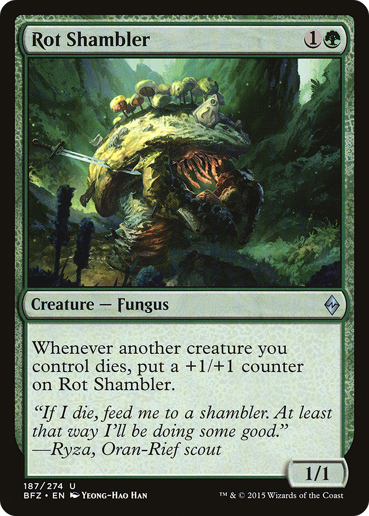 Rot Shambler (BFZ-187) [Battle for Zendikar] MTG Single Wizards of the Coast