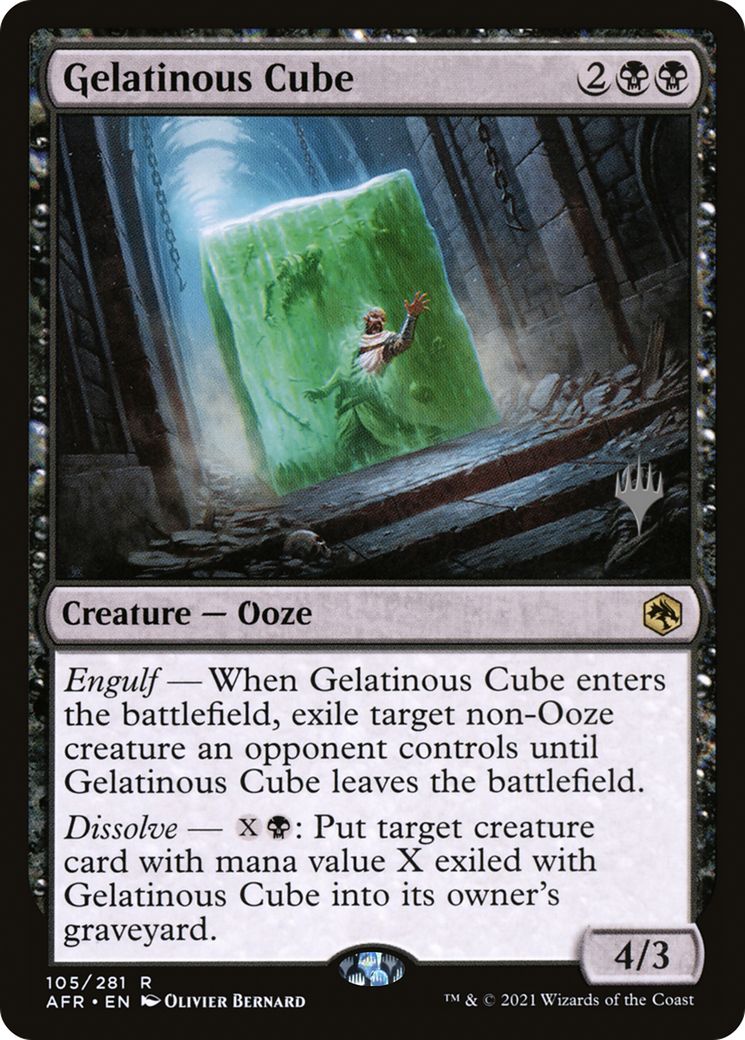 Gelatinous Cube (PPAFR-105) [Adventures in the Forgotten Realms Promos] MTG Single Wizards of the Coast