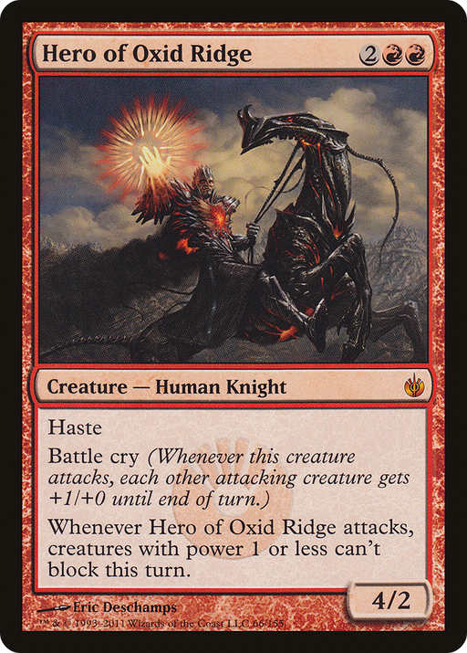 Hero of Oxid Ridge (MBS-066) [Mirrodin Besieged] MTG Single Wizards of the Coast