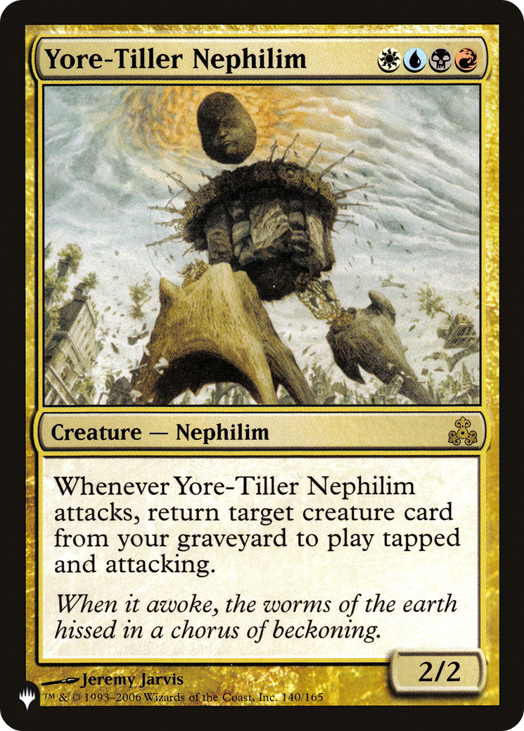 Yore-Tiller Nephilim (PLST-GPT-140) [Mystery Booster] The List Foil MTG Single Wizards of the Coast