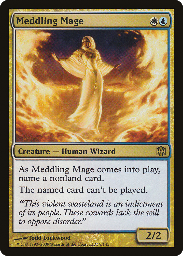 Meddling Mage (ARB-008) [Alara Reborn] MTG Single Wizards of the Coast