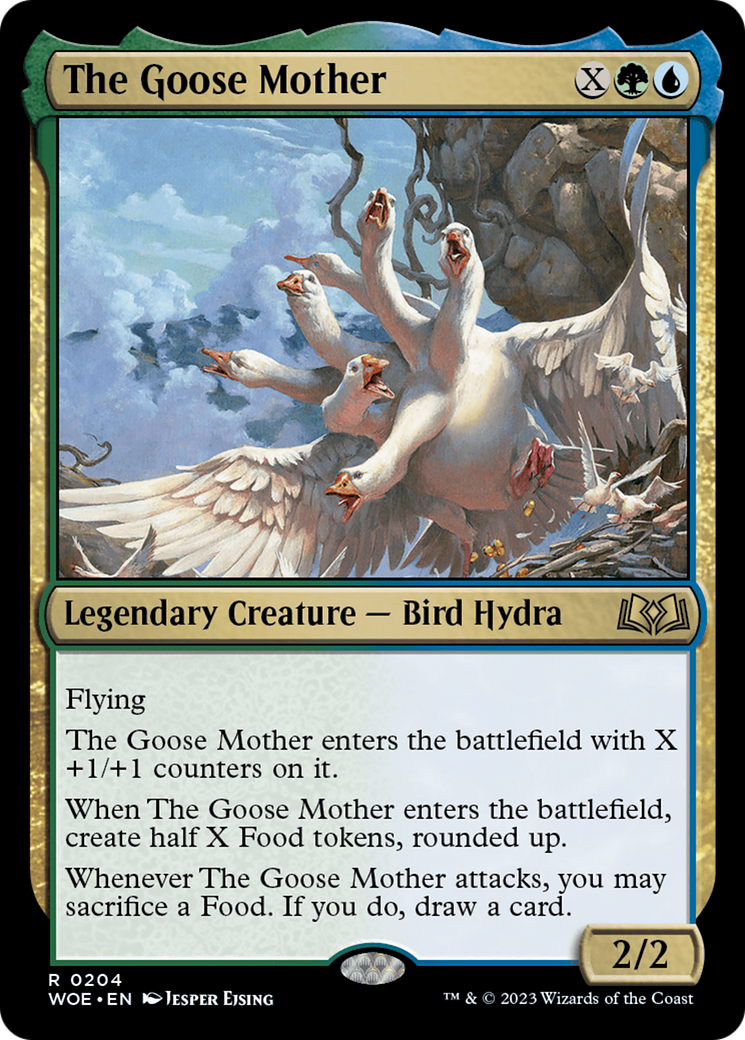 The Goose Mother (WOE-204) [Wilds of Eldraine] Foil MTG Single Wizards of the Coast