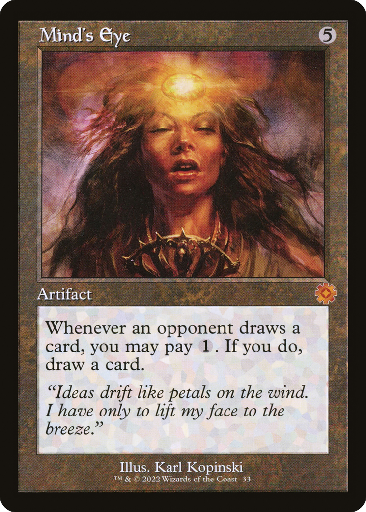 Mind's Eye (BRR-033) [The Brothers' War Retro Artifacts] MTG Single Wizards of the Coast
