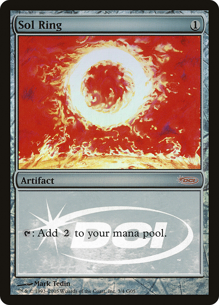 Sol Ring (JDG-003) [Misc] Judge Gift Cards 2005 Foil MTG Single Wizards of the Coast