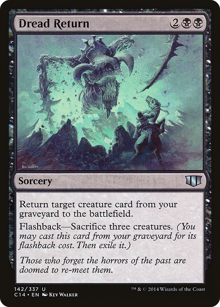 Dread Return (C14-142) [Commander 2014] MTG Single Wizards of the Coast