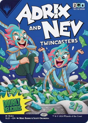 Adrix and Nev, Twincasters // Adrix and Nev, Twincasters (SLD-1544★) [Secret Lair] Drop Foil MTG Single Wizards of the Coast
