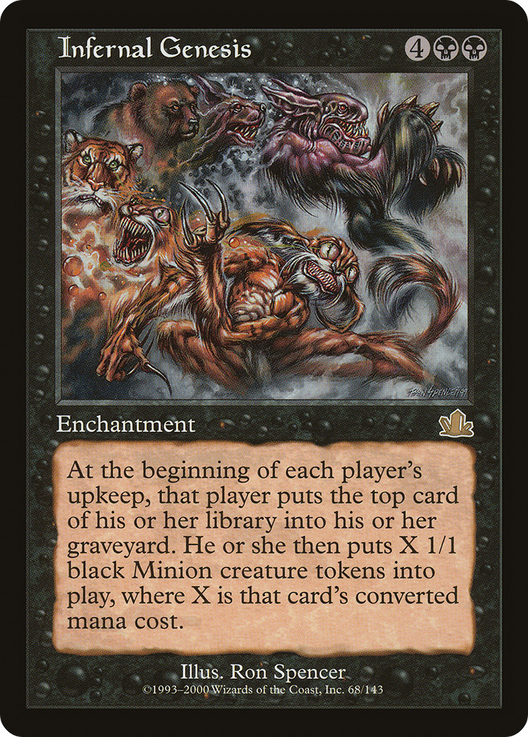 Infernal Genesis (PCY-068) [Prophecy] MTG Single Wizards of the Coast