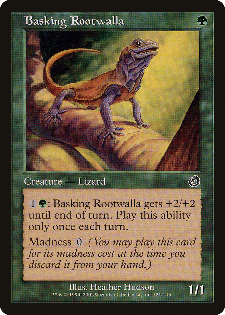 Basking Rootwalla (TOR-121) [Torment] Foil MTG Single Wizards of the Coast