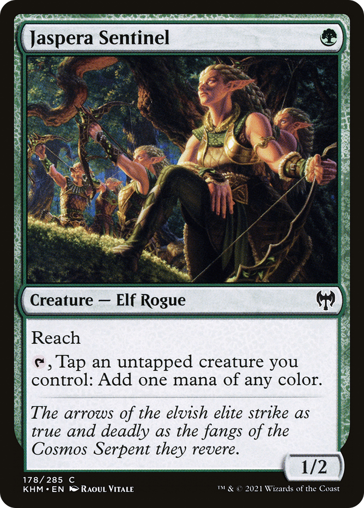 Jaspera Sentinel (KHM-178) [Kaldheim] Foil MTG Single Wizards of the Coast