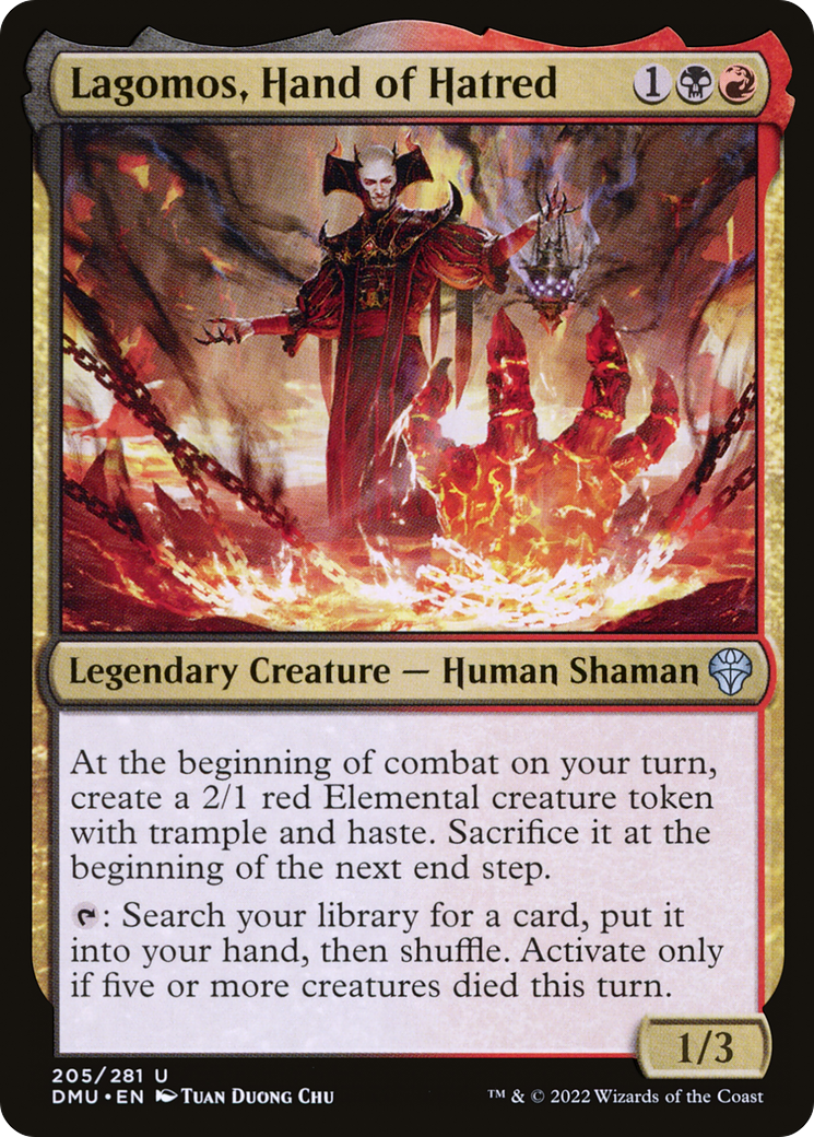 Lagomos, Hand of Hatred (DMU-205) [Dominaria United] MTG Single Wizards of the Coast