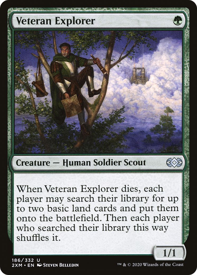 Veteran Explorer (2XM-186) [Double Masters] MTG Single Wizards of the Coast