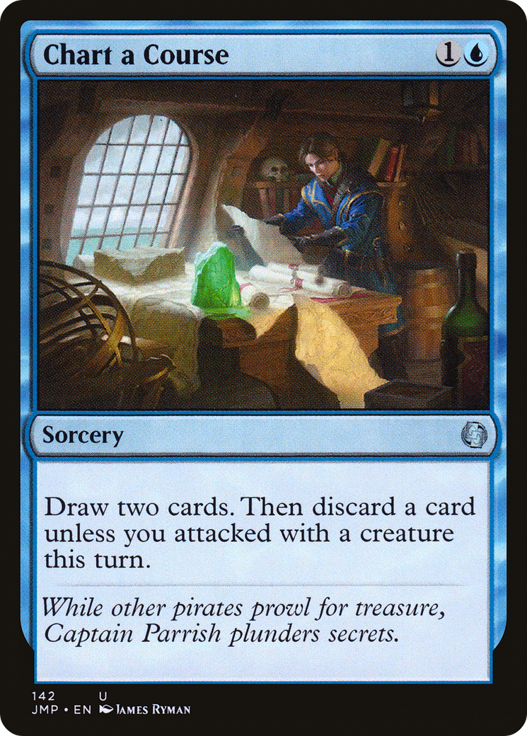 Chart a Course (JMP-142) [Jumpstart] MTG Single Wizards of the Coast