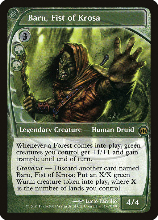 Baru, Fist of Krosa (FUT-142) [Future Sight] Foil MTG Single Wizards of the Coast