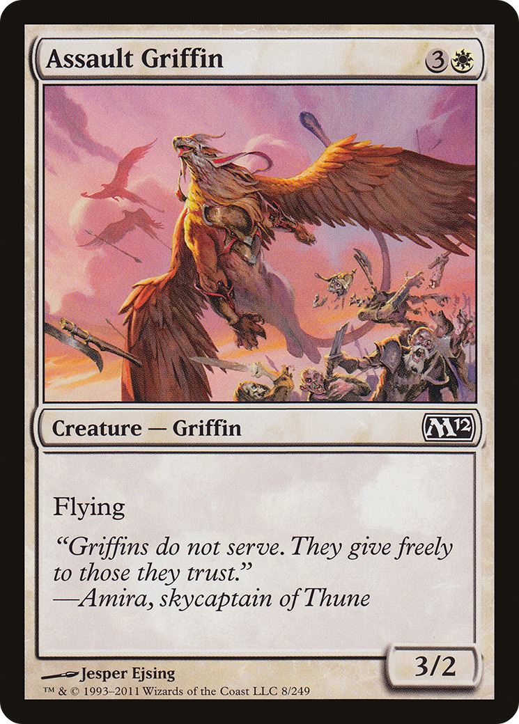 Assault Griffin (M12-008) [Magic 2012] MTG Single Wizards of the Coast