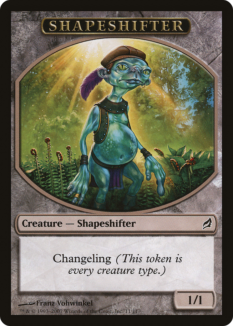 Shapeshifter Token (LRW-011) [Tokens] Lorwyn Tokens MTG Single Wizards of the Coast