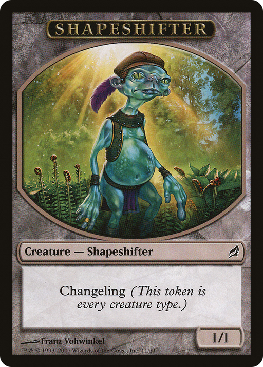 Shapeshifter Token (LRW-011) [Tokens] Lorwyn Tokens MTG Single Wizards of the Coast