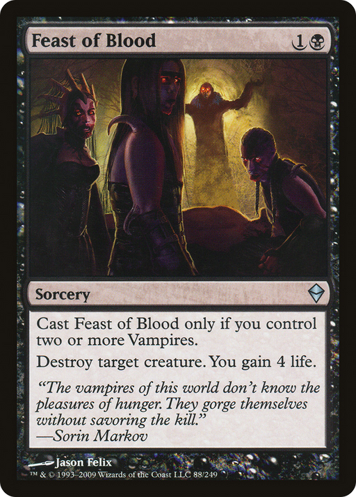Feast of Blood (ZEN-088) [Zendikar] Foil MTG Single Wizards of the Coast