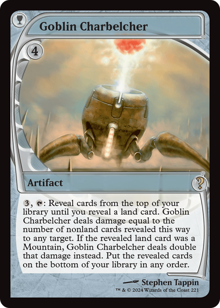 Goblin Charbelcher (Future Sight) (MB2-221) [Mystery Booster] Mystery Booster 2 Foil MTG Single Wizards of the Coast