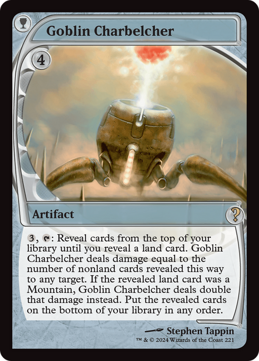 Goblin Charbelcher (Future Sight) (MB2-221) [Mystery Booster] Mystery Booster 2 MTG Single Wizards of the Coast