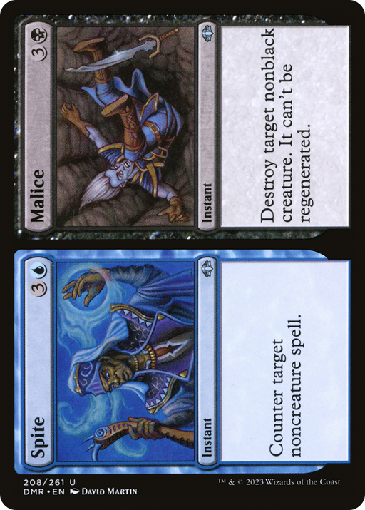 Spite // Malice (DMR-208) [Dominaria Remastered] Foil MTG Single Wizards of the Coast