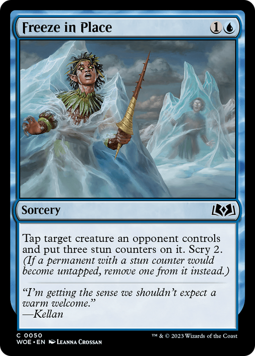 Freeze in Place (WOE-050) [Wilds of Eldraine] Foil MTG Single Wizards of the Coast
