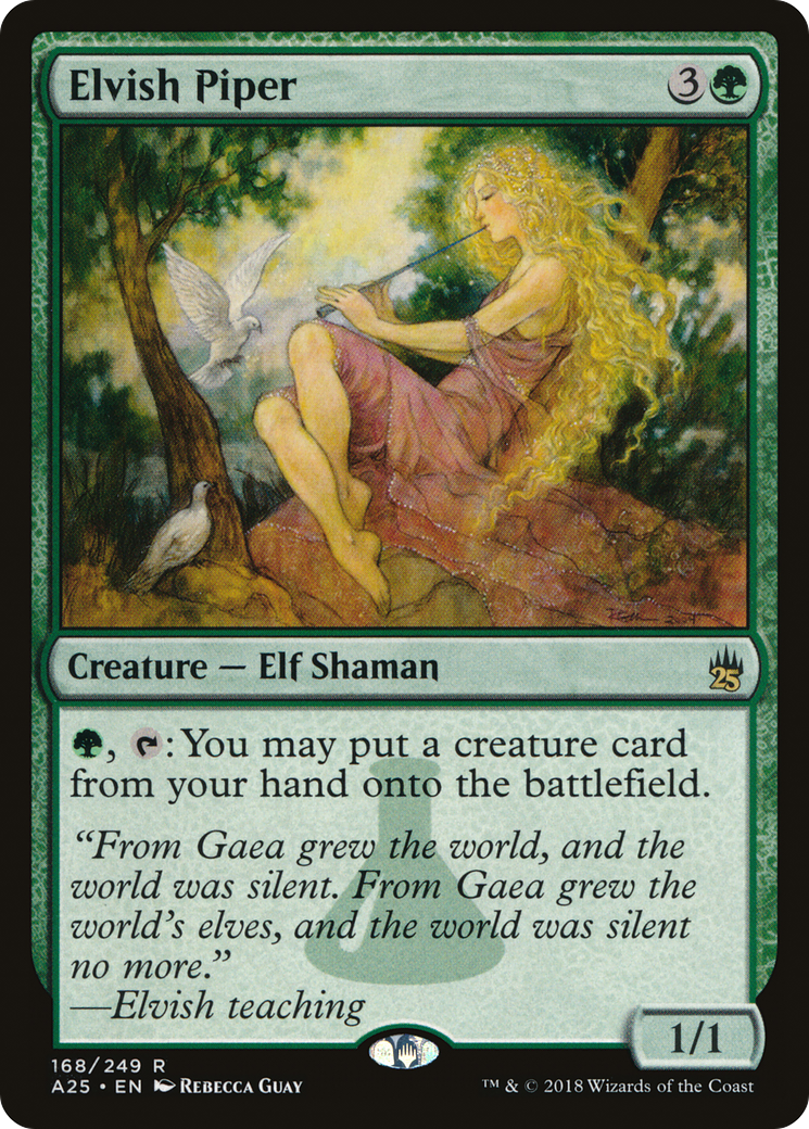 Elvish Piper (A25-168) [Masters 25] Foil MTG Single Wizards of the Coast