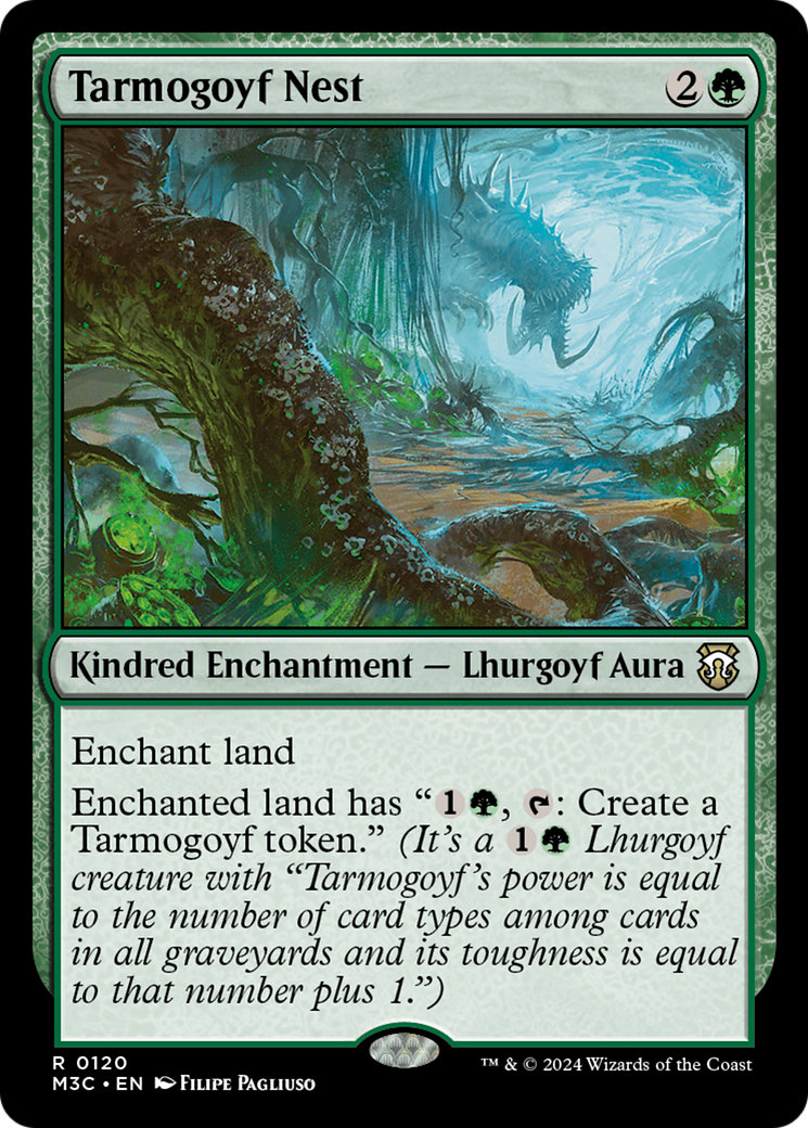 Tarmogoyf Nest (M3C-120) [Modern Horizons 3 Commander] MTG Single Wizards of the Coast