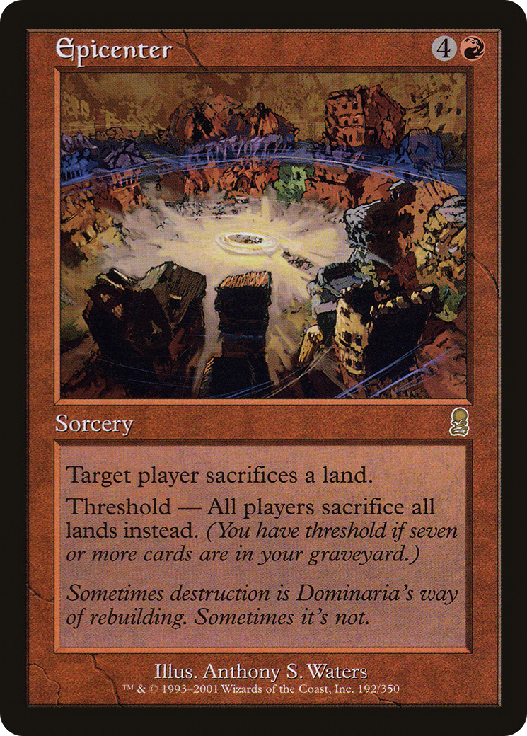 Epicenter (ODY-192) [Odyssey] MTG Single Wizards of the Coast
