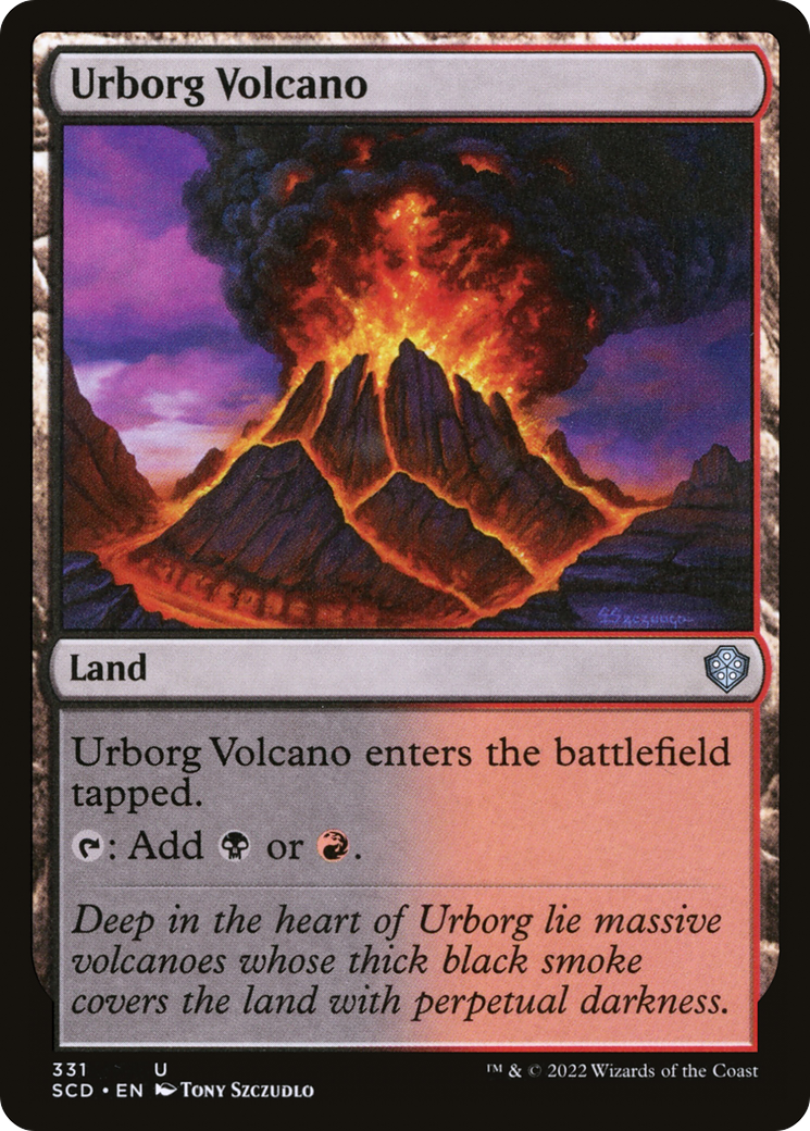 Urborg Volcano (SCD-331) [Starter Commander Decks] MTG Single Wizards of the Coast