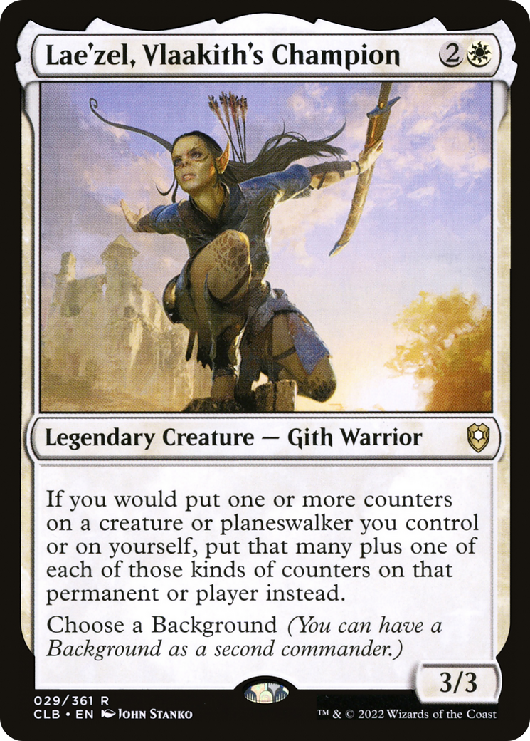 Lae'zel, Vlaakith's Champion (CLB-029) [Commander Legends: Battle for Baldur's Gate] Foil MTG Single Wizards of the Coast