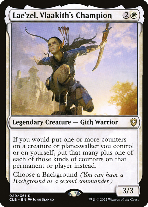 Lae'zel, Vlaakith's Champion (CLB-029) [Commander Legends: Battle for Baldur's Gate] Foil MTG Single Wizards of the Coast