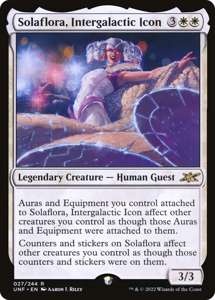 Solaflora, Intergalactic Icon (UNF-027) [Unfinity] MTG Single Wizards of the Coast